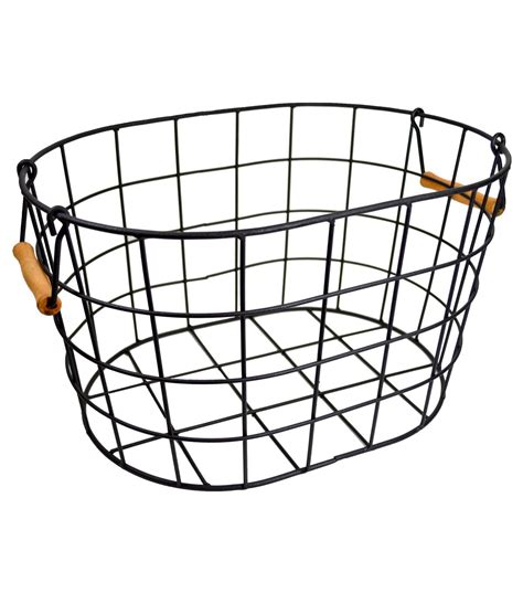 Fabric Handles Included Wire Baskets You'll Love